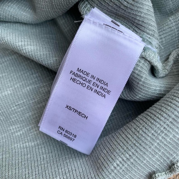 Sage Green Grunge Tank Top - Picture 5 of 7